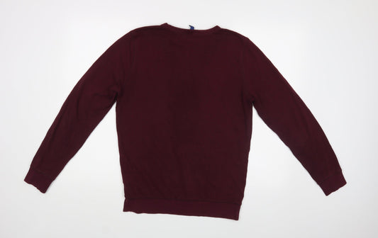 H&M Mens Purple   Pullover Sweatshirt Size S
