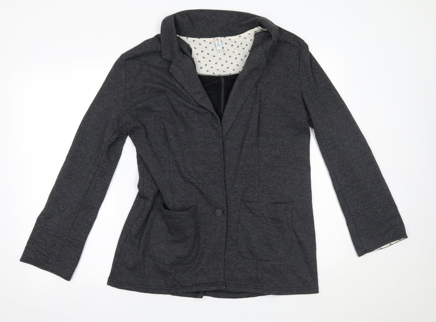 Denim co Womens Grey   Jacket Blazer Size 16  -