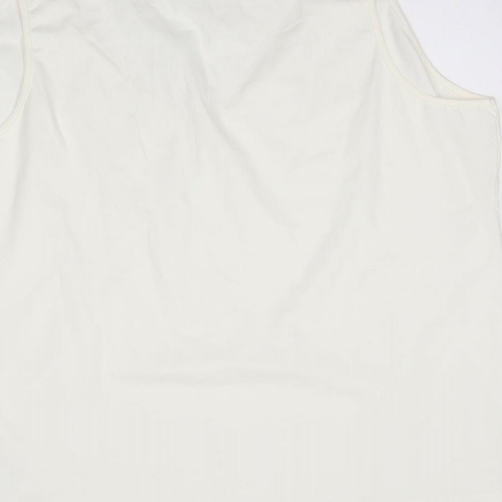 BPC Womens White   Basic Blouse Size 2XL