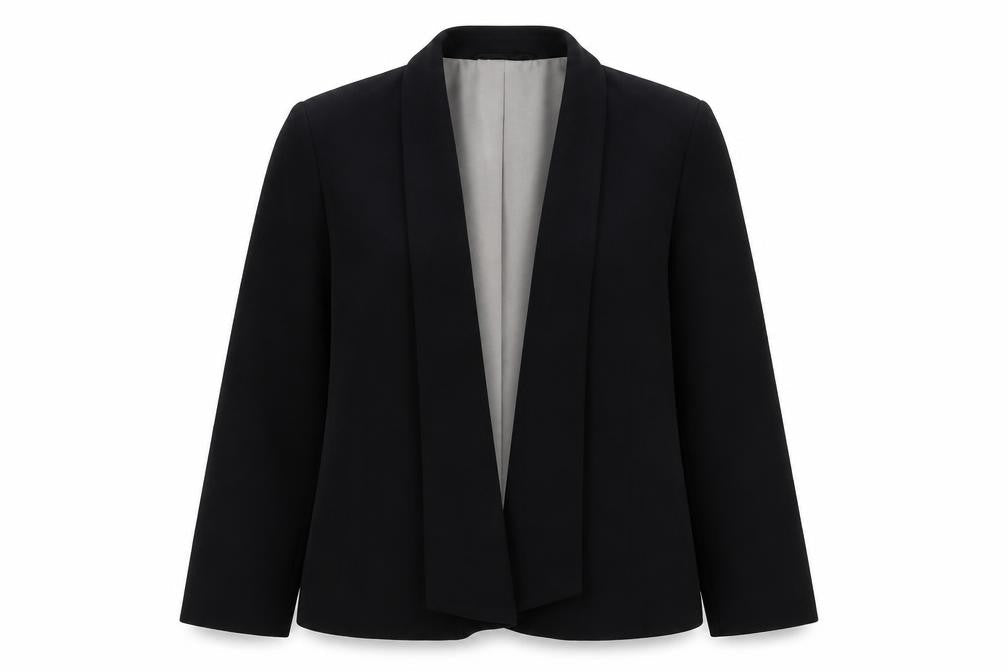 Dorothy Perkins Womens Black   Jacket  Size 8  - Waterfall Jacket