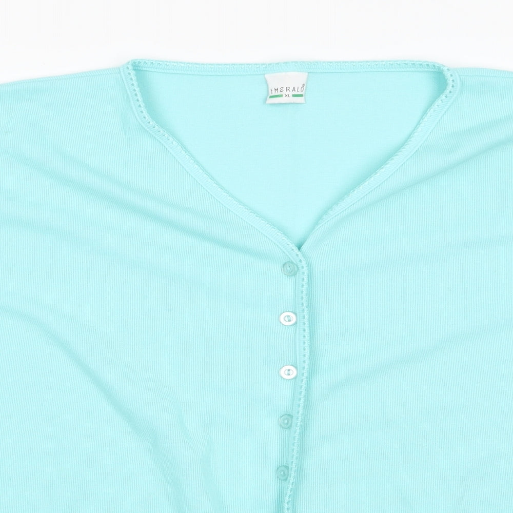 Emerald Womens Green   Cardigan Jumper Size XL