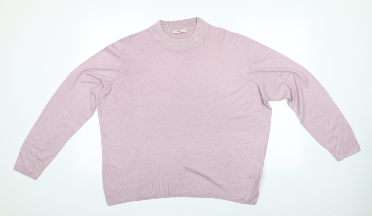 Marks and Spencer Womens Pink   Pullover Jumper Size 20
