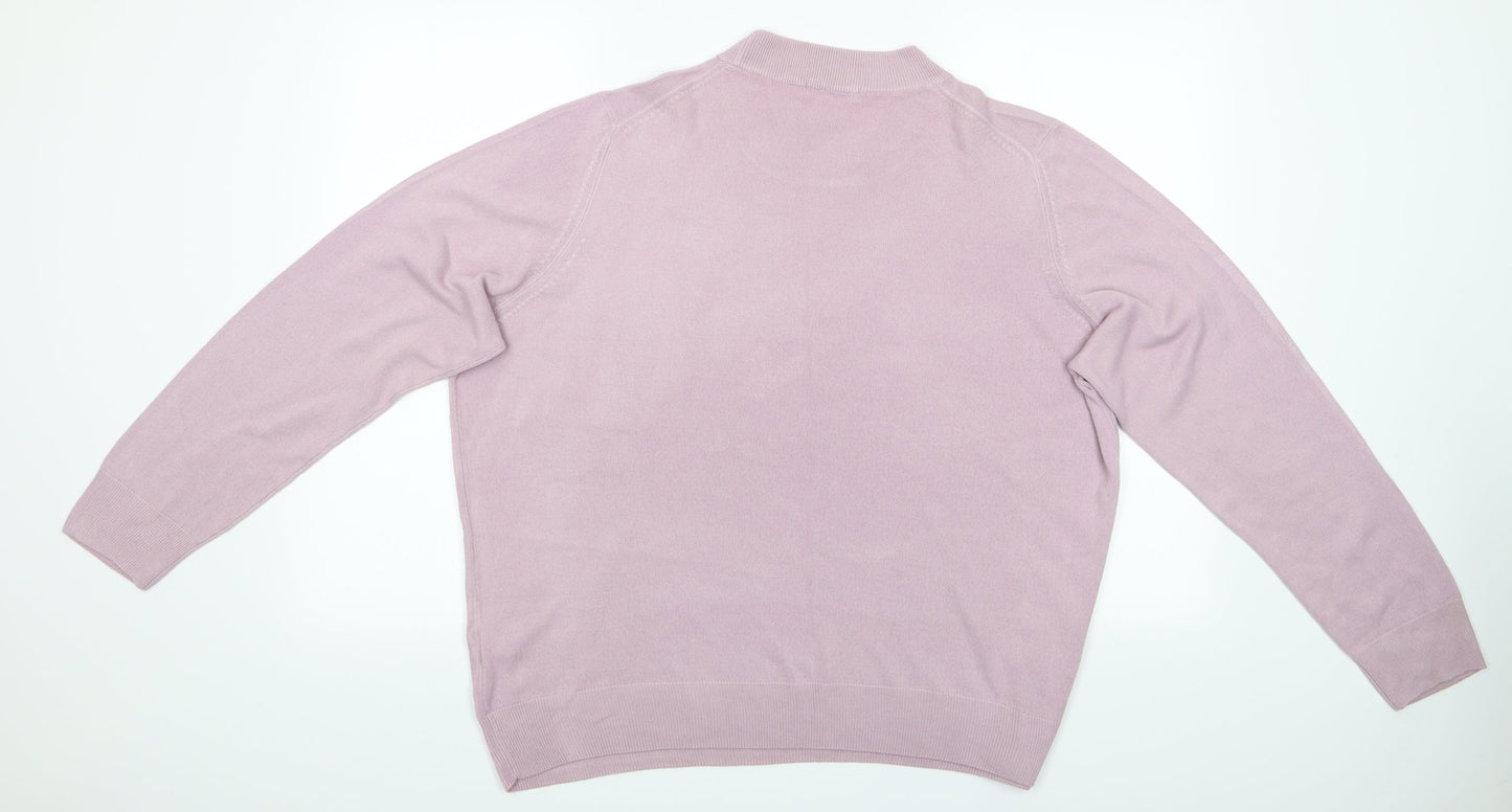 Marks and Spencer Womens Pink   Pullover Jumper Size 20