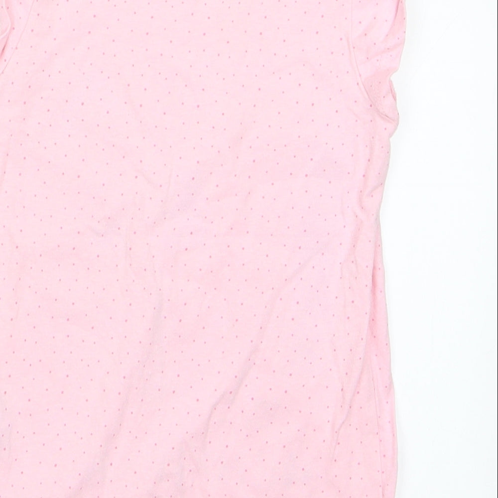 Little Kids Girls Pink   Basic T-Shirt Size 5-6 Years  - Holiday Chilling