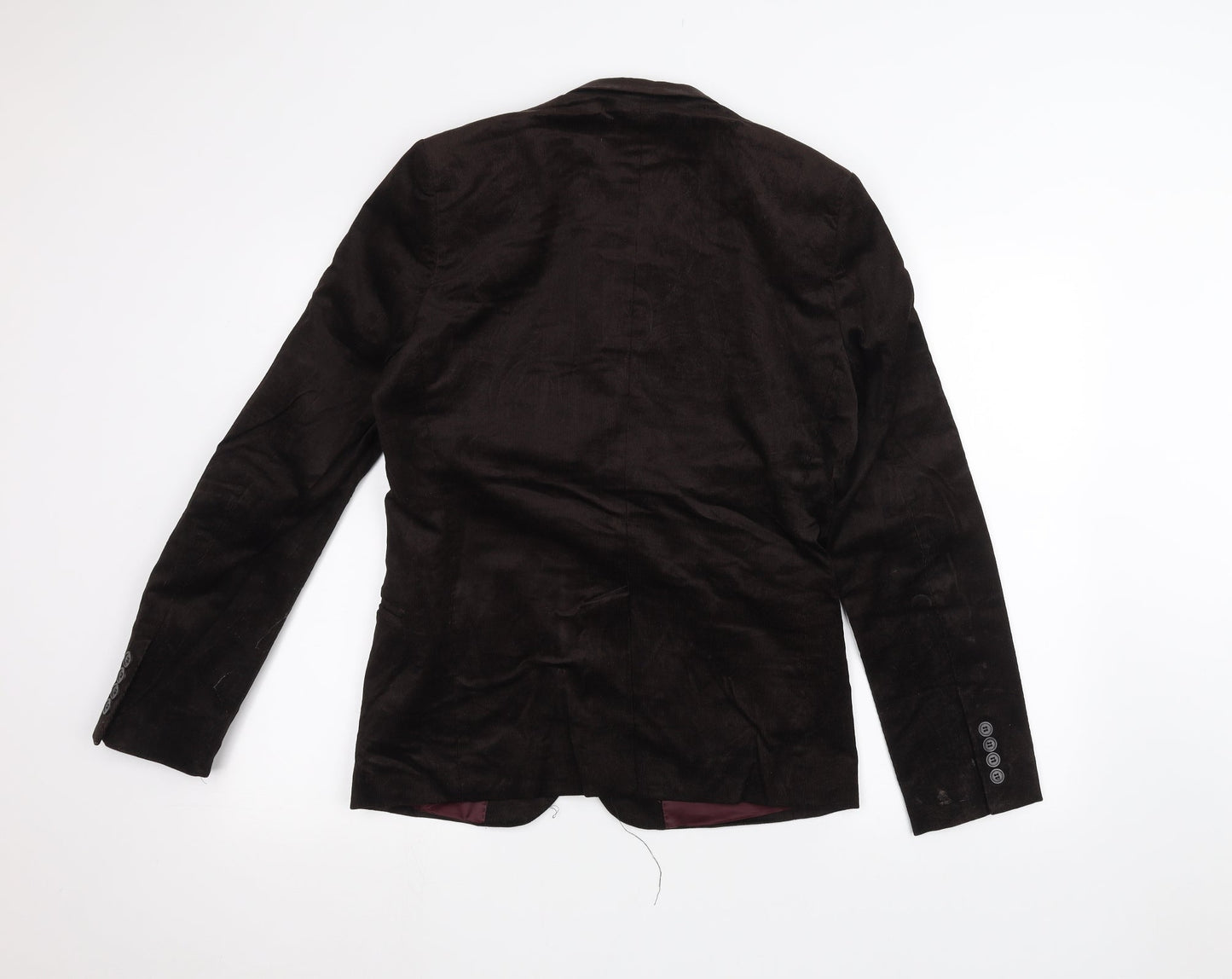 H&M Mens Brown   Jacket Suit Jacket Size 36