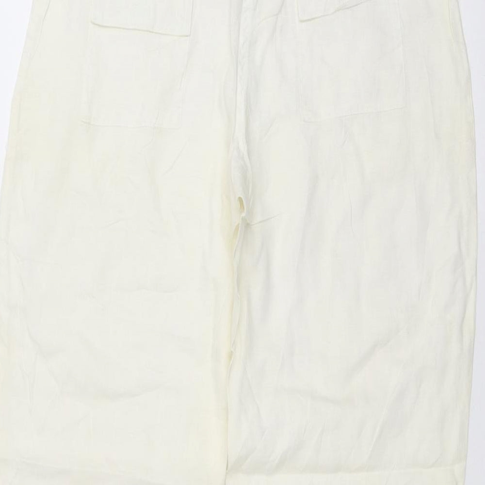 NEWORLD Womens White   Trousers  Size L L28 in