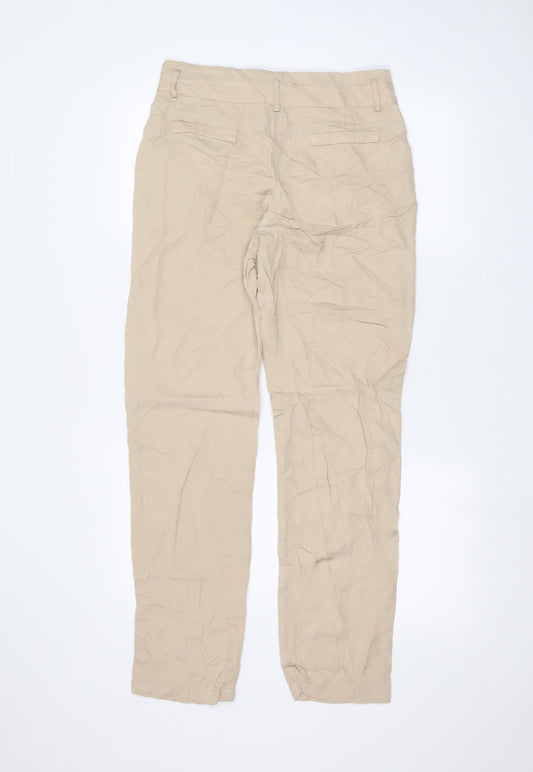 sunko Womens Brown   Trousers  Size 12 L28 in