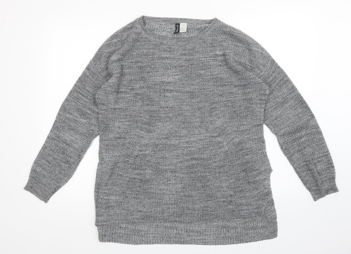 Divided Womens Grey   Pullover Jumper Size S