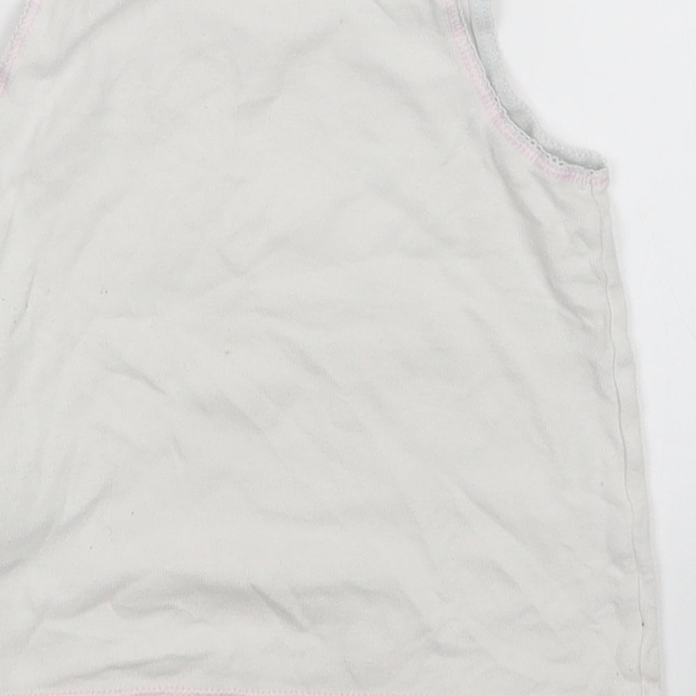 Mothercare Girls White   Basic Tank Size 2-3 Years  - Peppa Pig