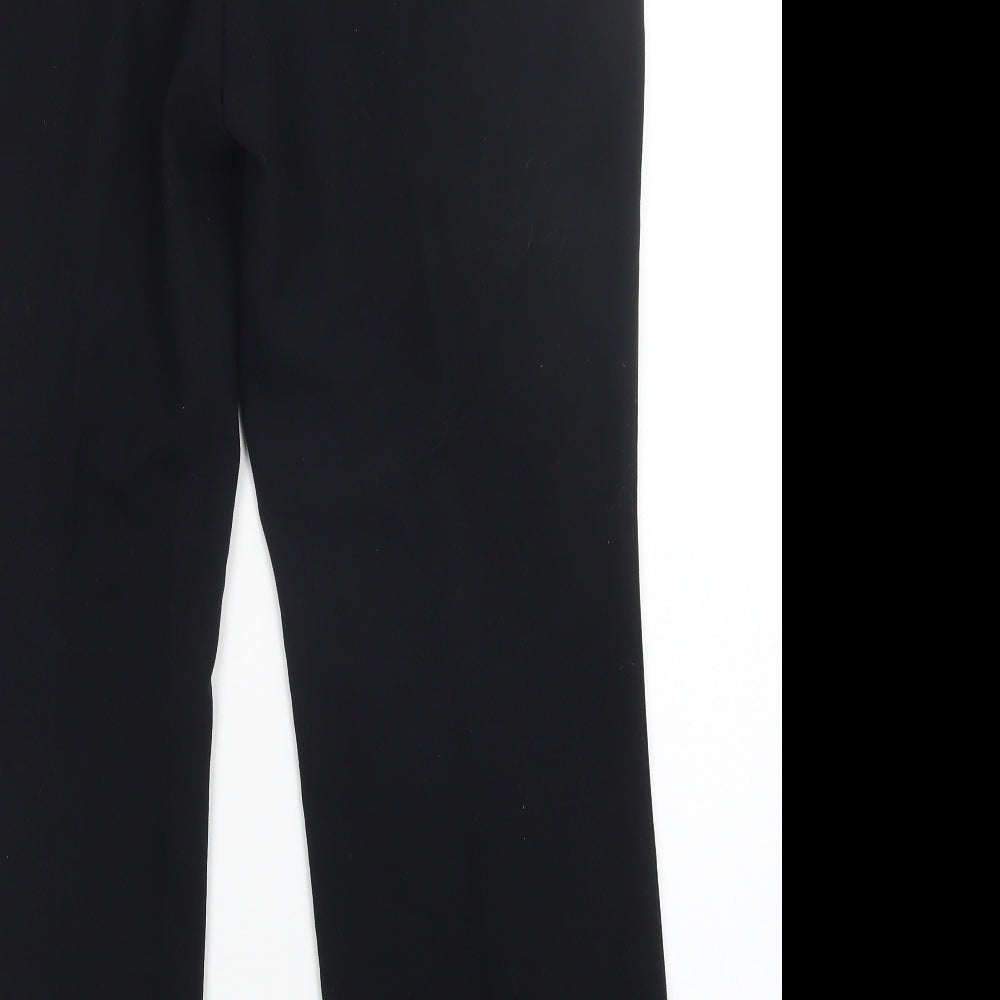 M&S Womens Black   Trousers  Size 14 L28 in