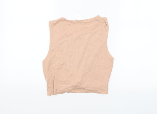 H&M Womens Brown   Basic Tank Size S