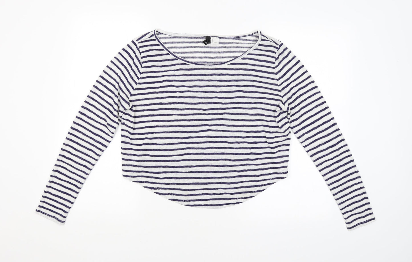 H&M Womens Multicoloured Striped  Pullover Jumper Size M