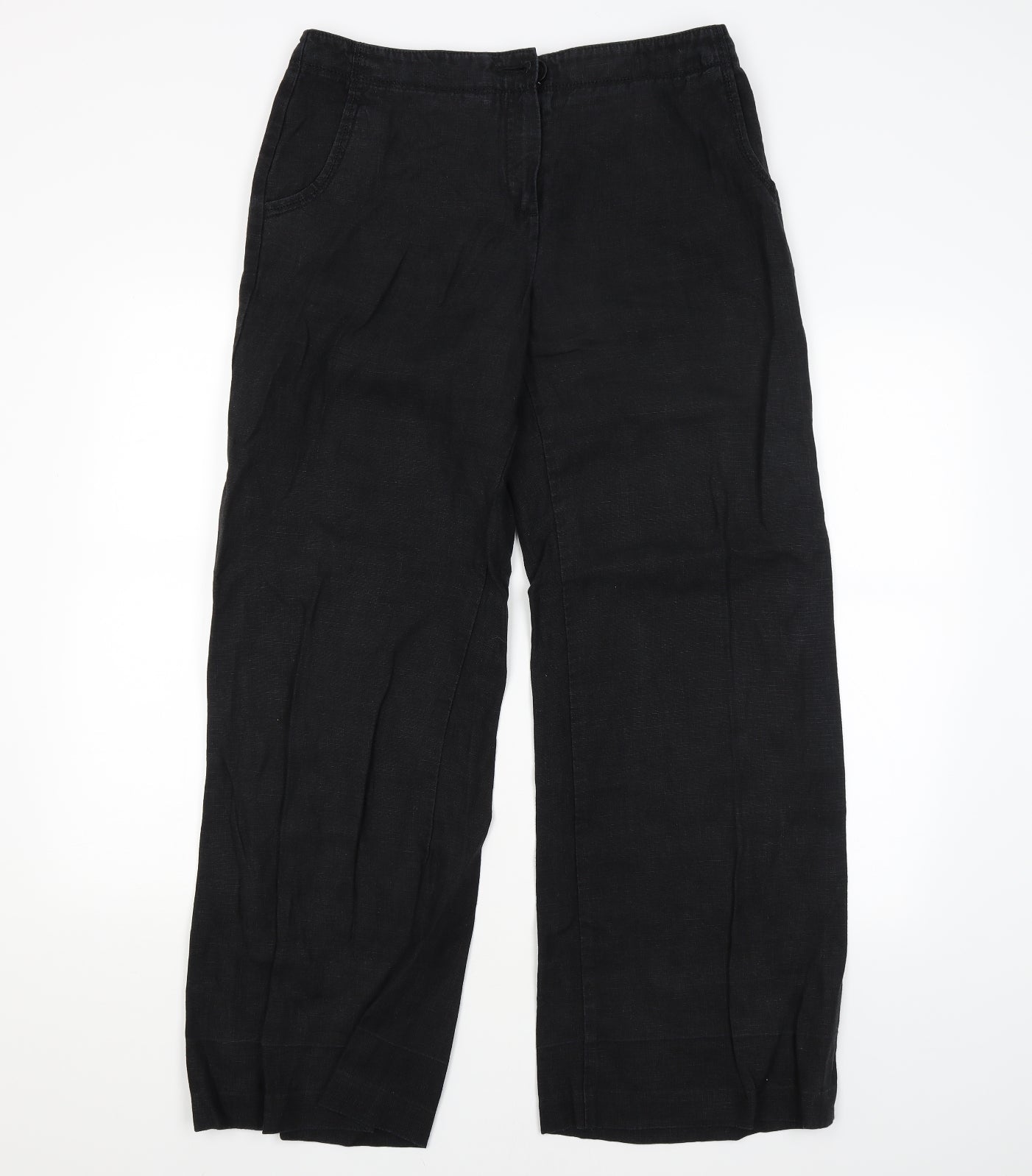 Limited Collection Womens Black   Carrot Trousers Size 14 L30 in