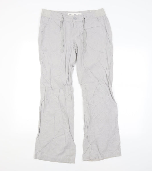 Q/S Womens Grey   Trousers   L30 in