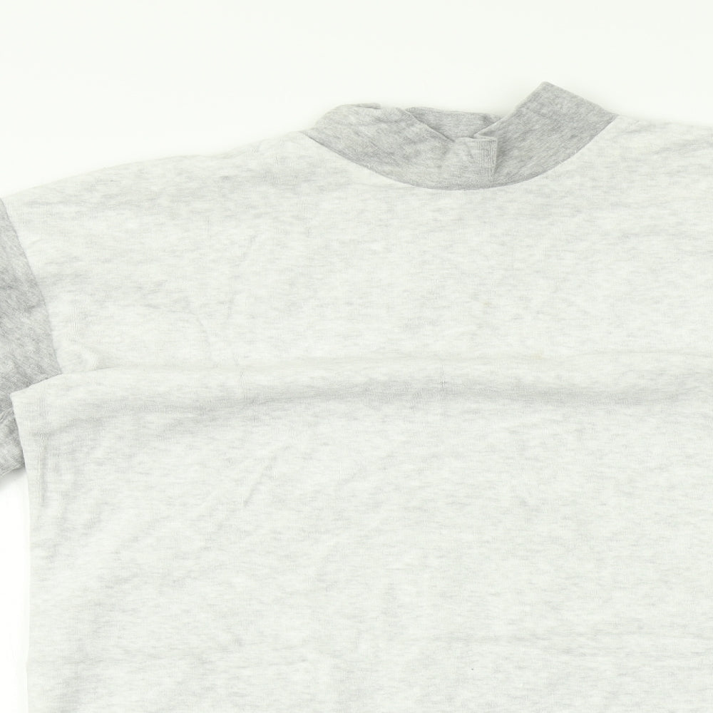 Atmosphere Womens Grey Solid   Nightshirt Size 6