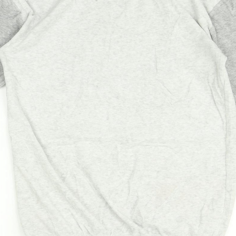 Atmosphere Womens Grey Solid   Nightshirt Size 6