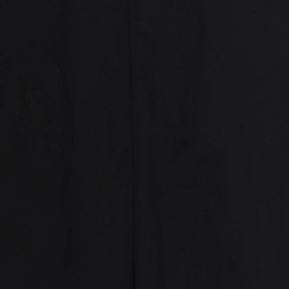 Papaya Womens Black   Trousers  Size 12 L27.5 in
