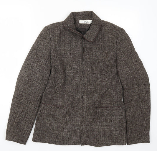 M&Co Womens Brown   Jacket  Size 12