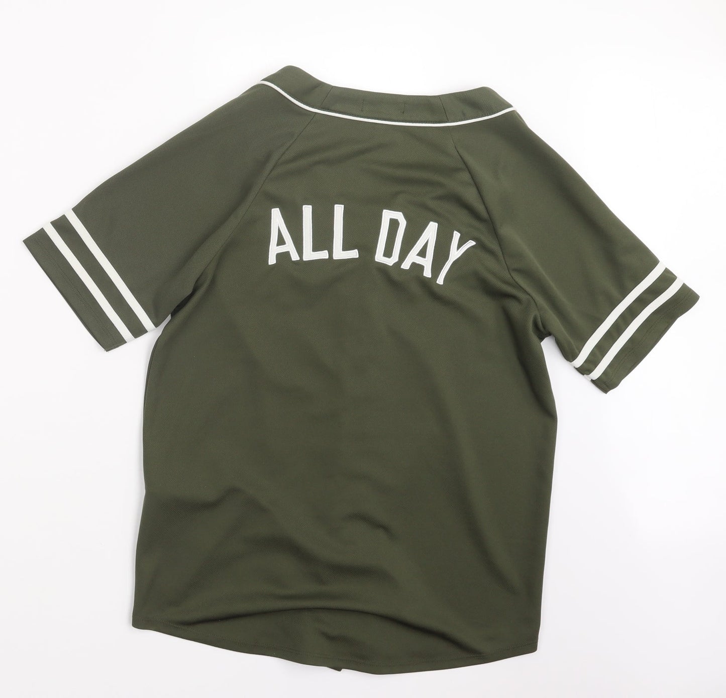FOREVER 21 Mens Green    Button-Up Size S