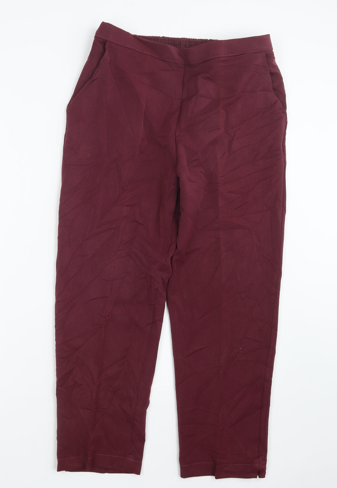 Emma Collection Womens Red   Trousers  Size 14 L24.5 in