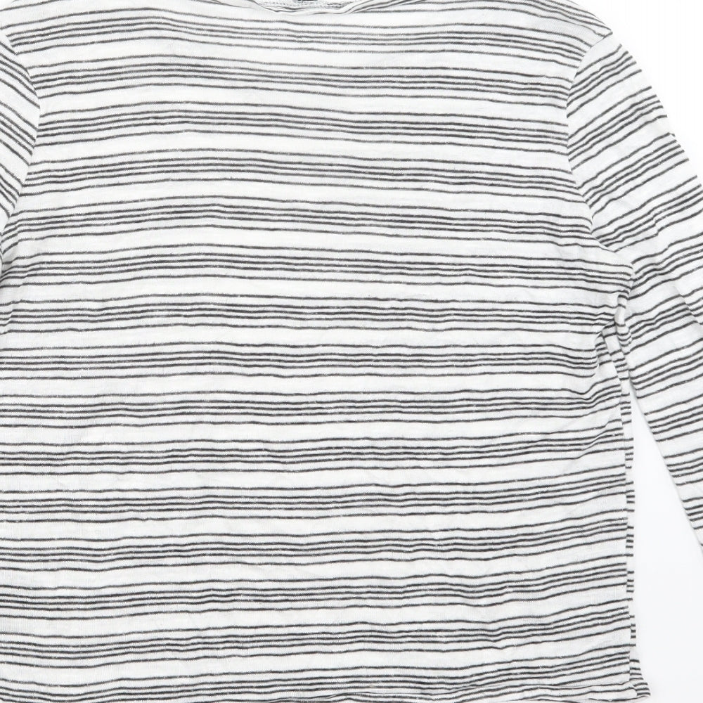 Divided by H&M Womens Black Striped  Pullover Jumper Size S