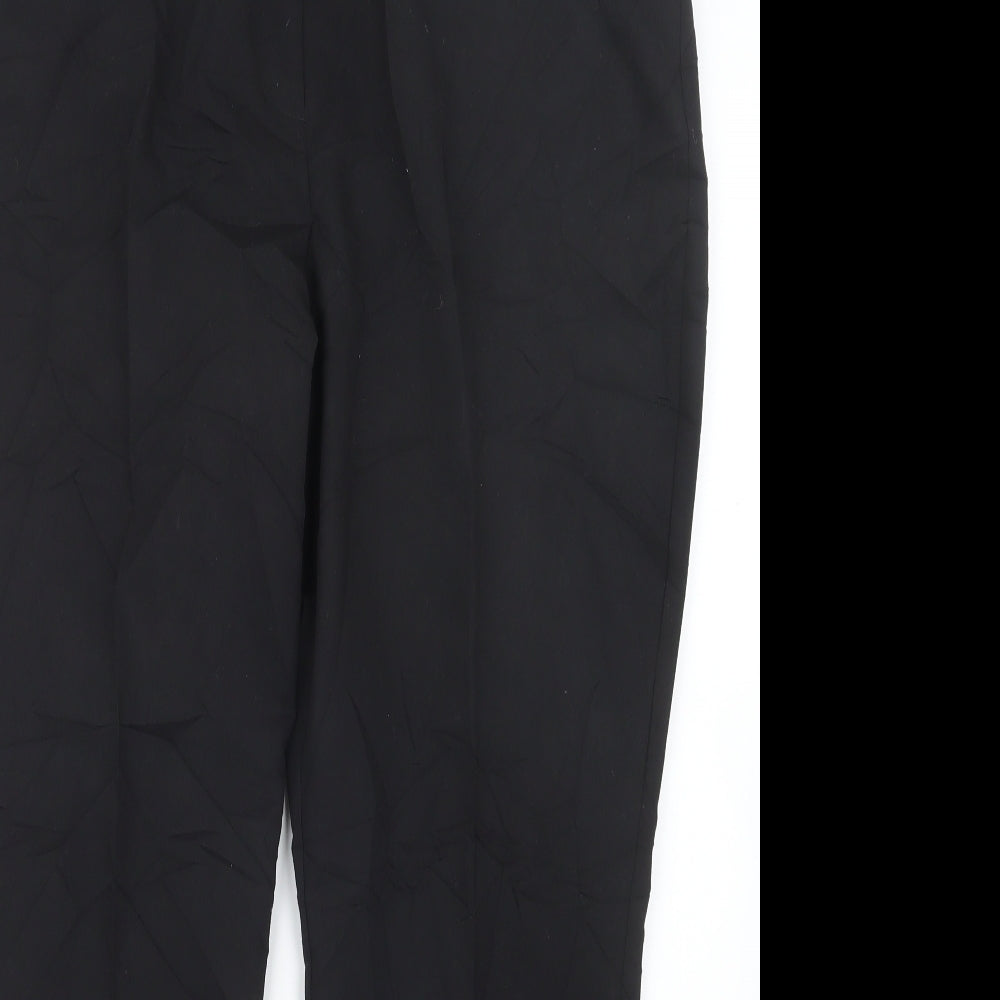 South Womens Black   Trousers  Size 16 L28 in