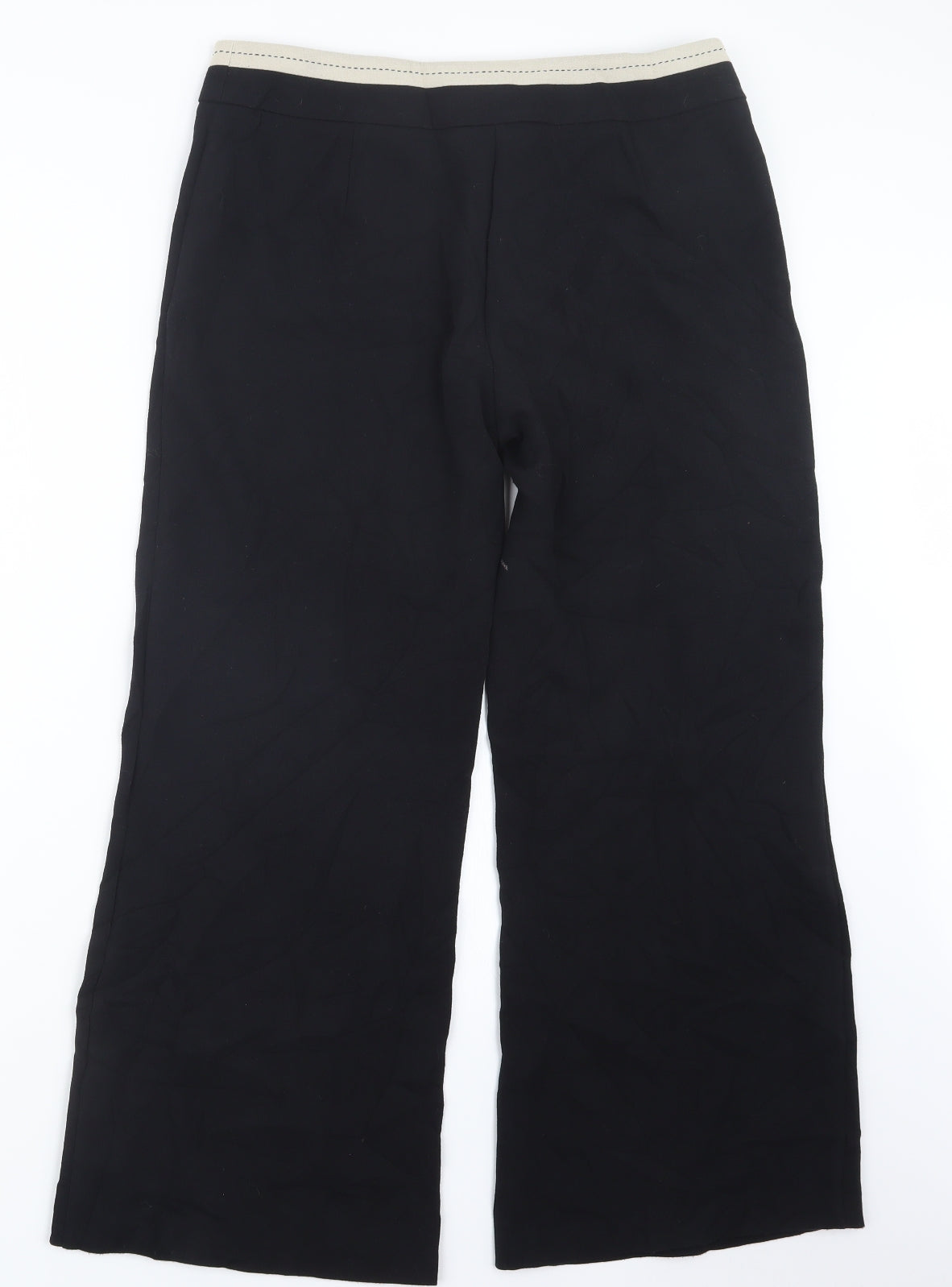 Marks and Spencer Womens Black   Trousers  Size 12 L27 in