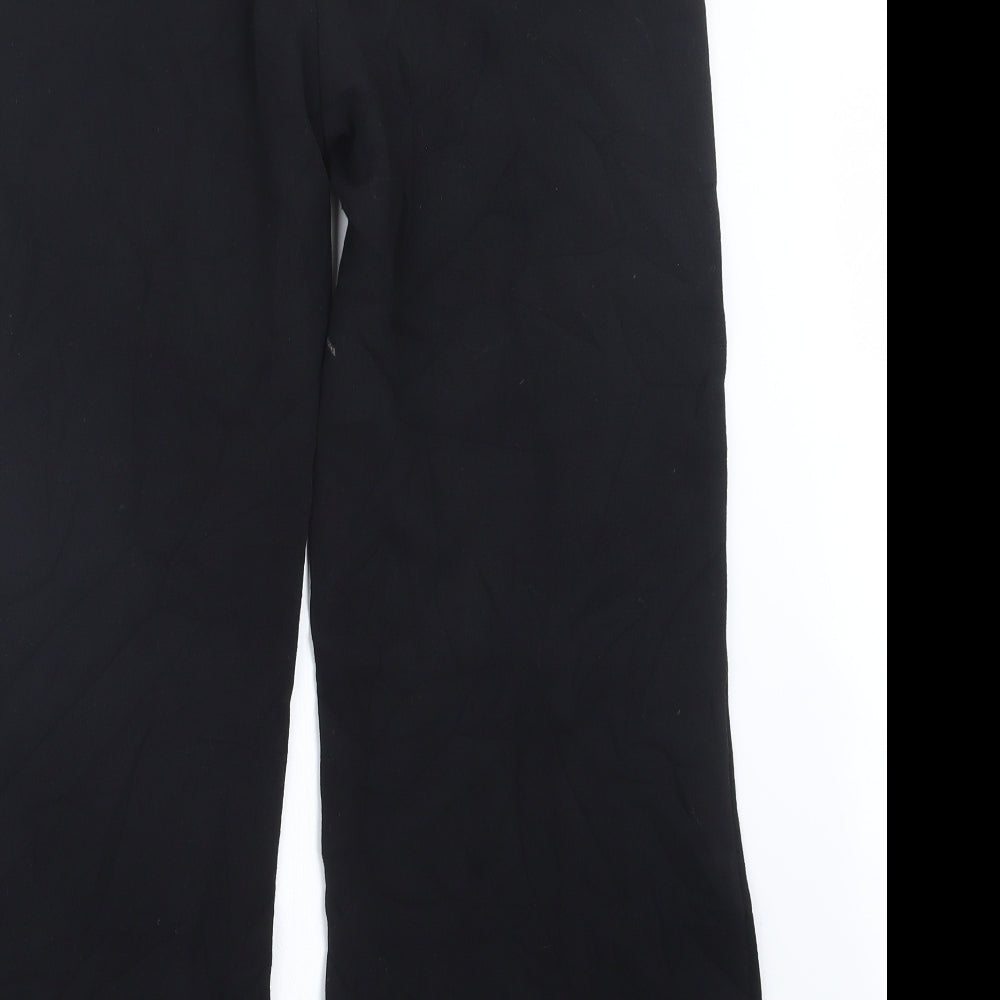 Marks and Spencer Womens Black   Trousers  Size 12 L27 in
