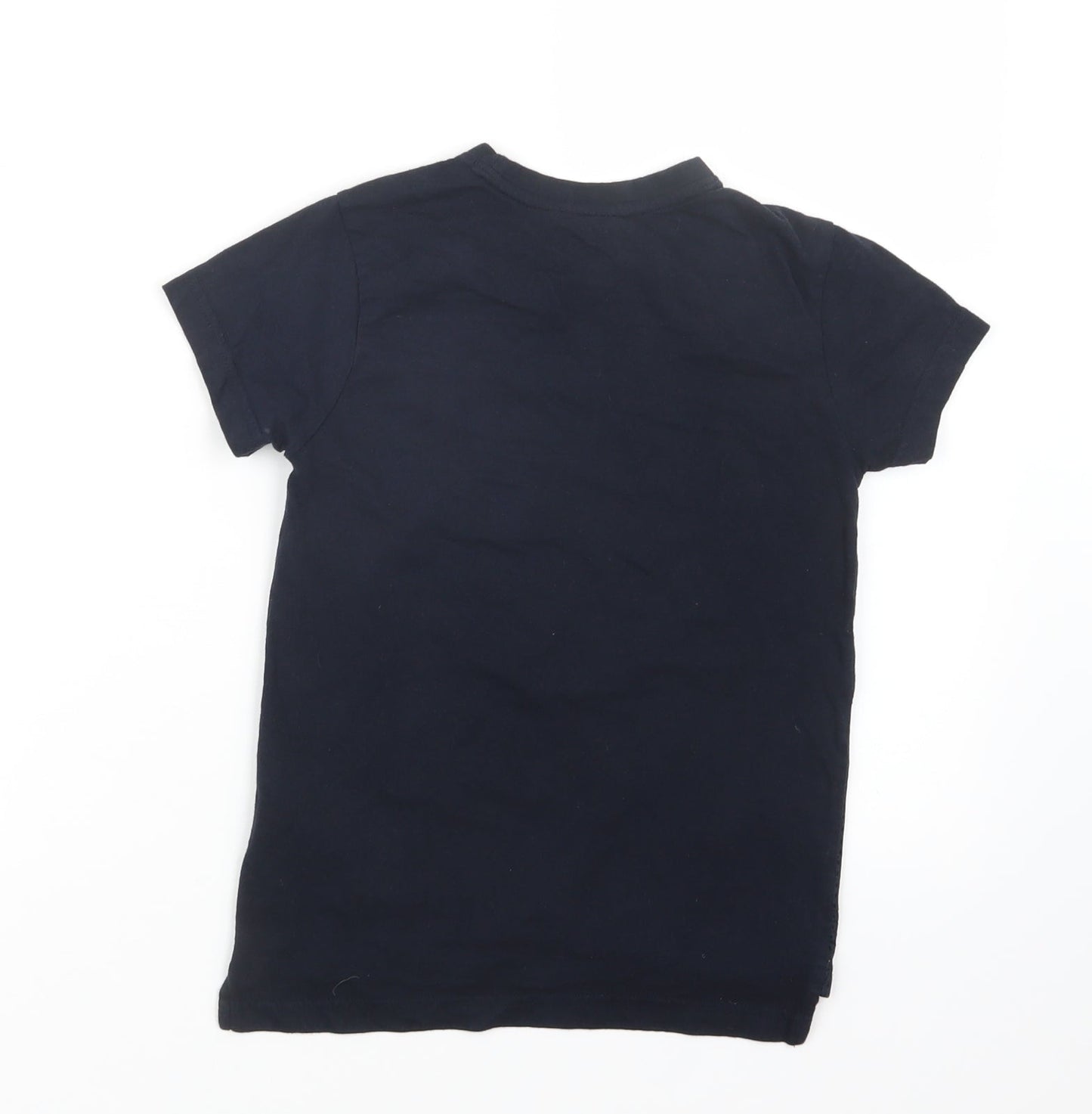 Rebel Boys Blue   Basic T-Shirt Size 5-6 Years