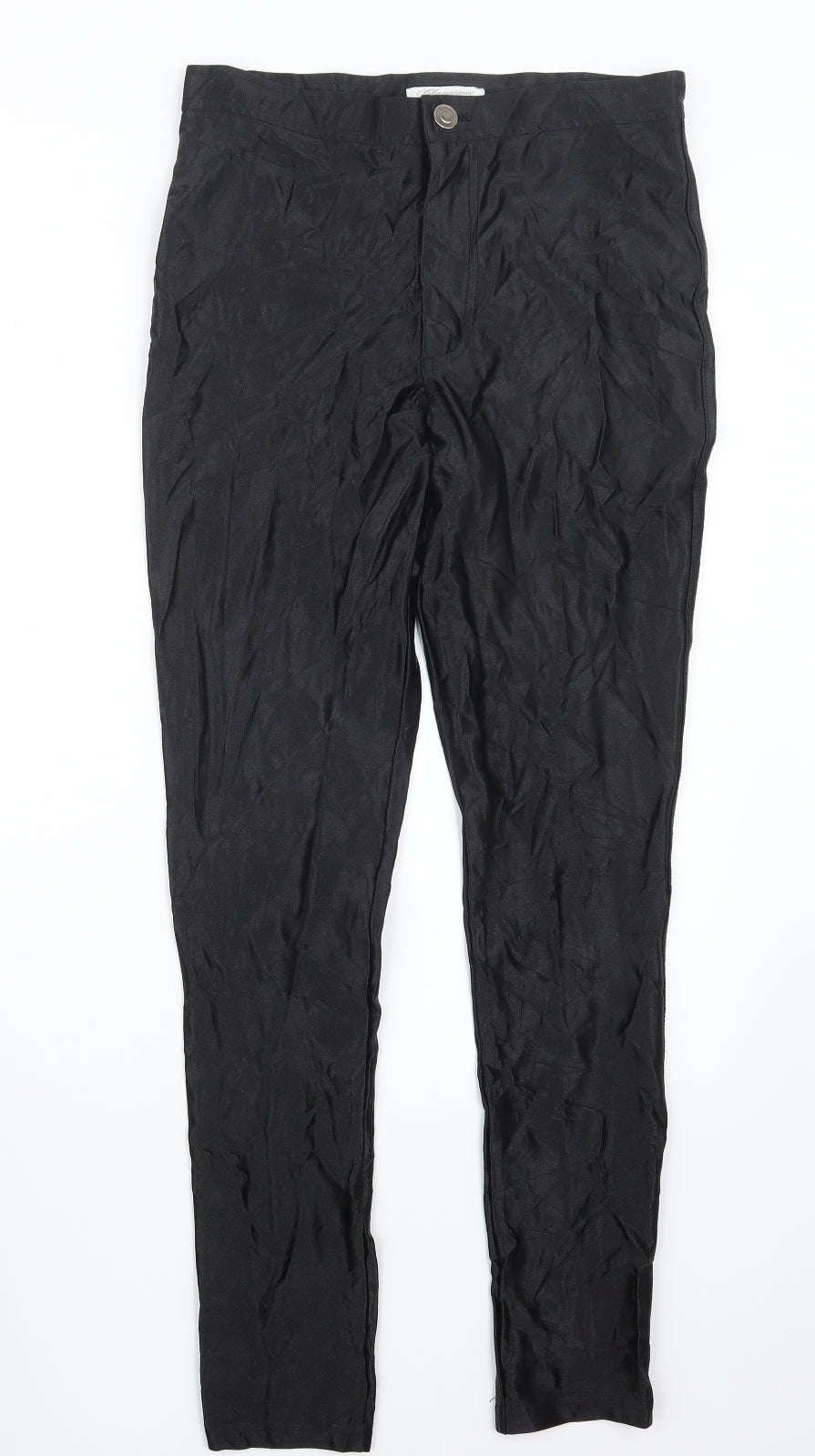 Glamorous Womens Black   Trousers  Size 12 L29 in