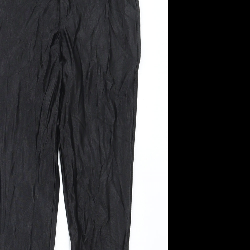 Glamorous Womens Black   Trousers  Size 12 L29 in