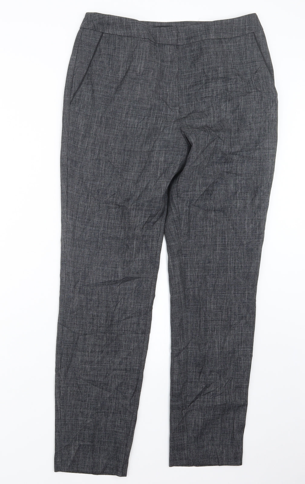 Papaya Womens Black   Trousers  Size 10 L28.5 in