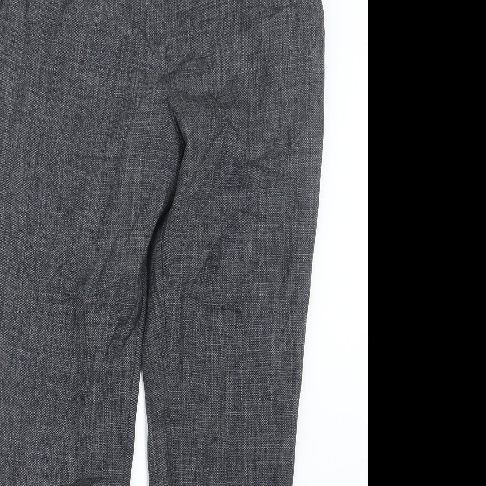 Papaya Womens Black   Trousers  Size 10 L28.5 in