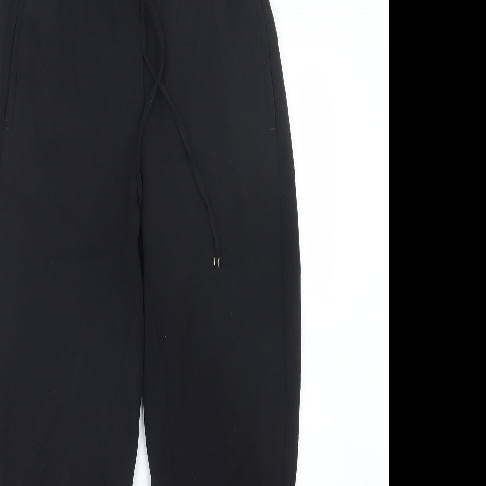 H&M Womens Black   Trousers  Size 4 L26 in