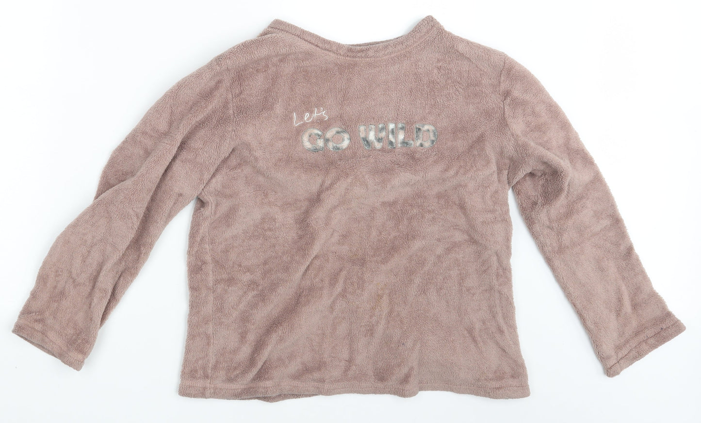 Love to Lounge Womens Pink   Pullover Jumper Size 10  - Let's Go Wild
