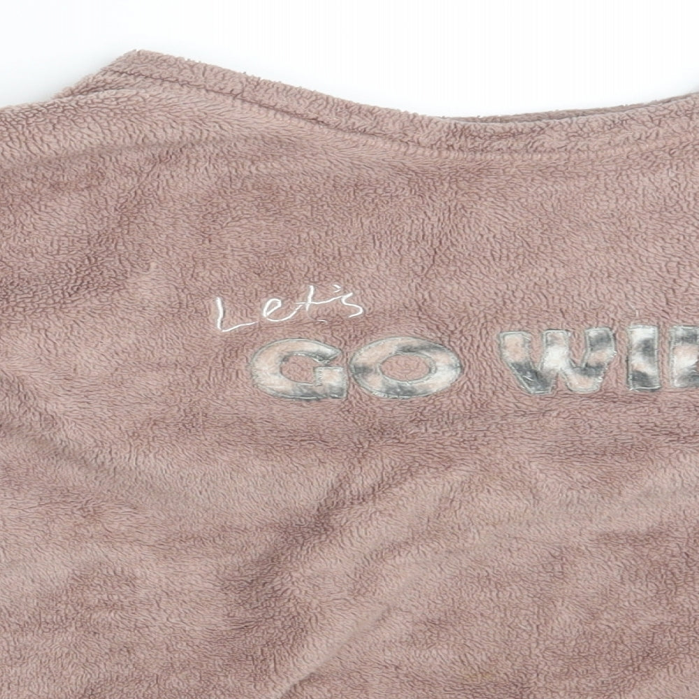 Love to Lounge Womens Pink   Pullover Jumper Size 10  - Let's Go Wild
