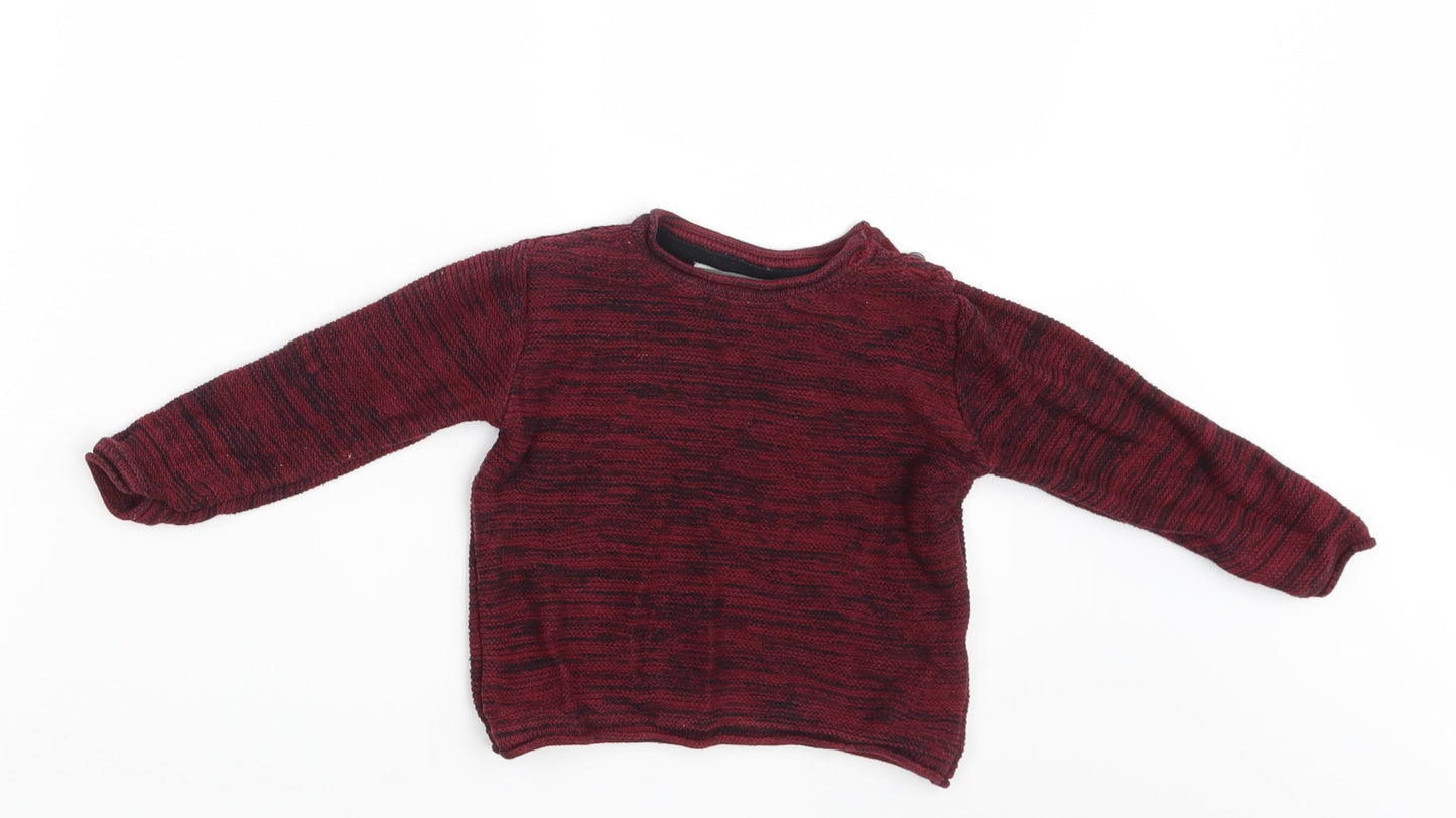 Primark Boys Purple   Pullover Jumper Size 12-18 Months
