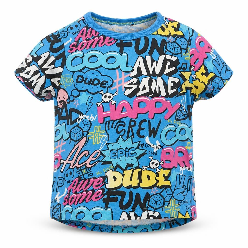 Front view of Preworn Baby Multicoloured Basic T-Shirt One Size