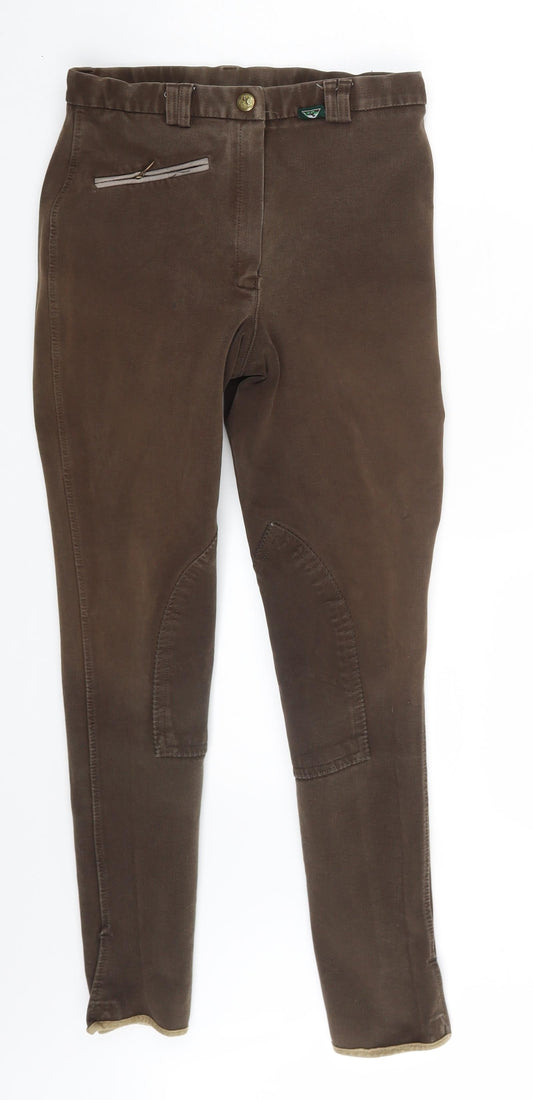 Mountain Horse Womens Brown  Denim Cropped Jeans Size 26 in L27 in