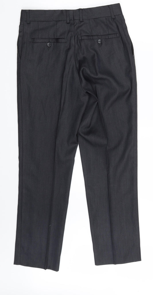 Preworn Mens Black   Trousers  Size 30 in L27 in