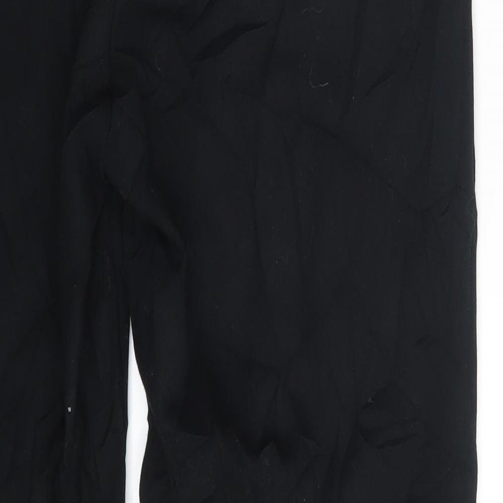M&S Womens Black   Trousers  Size 12 L29 in