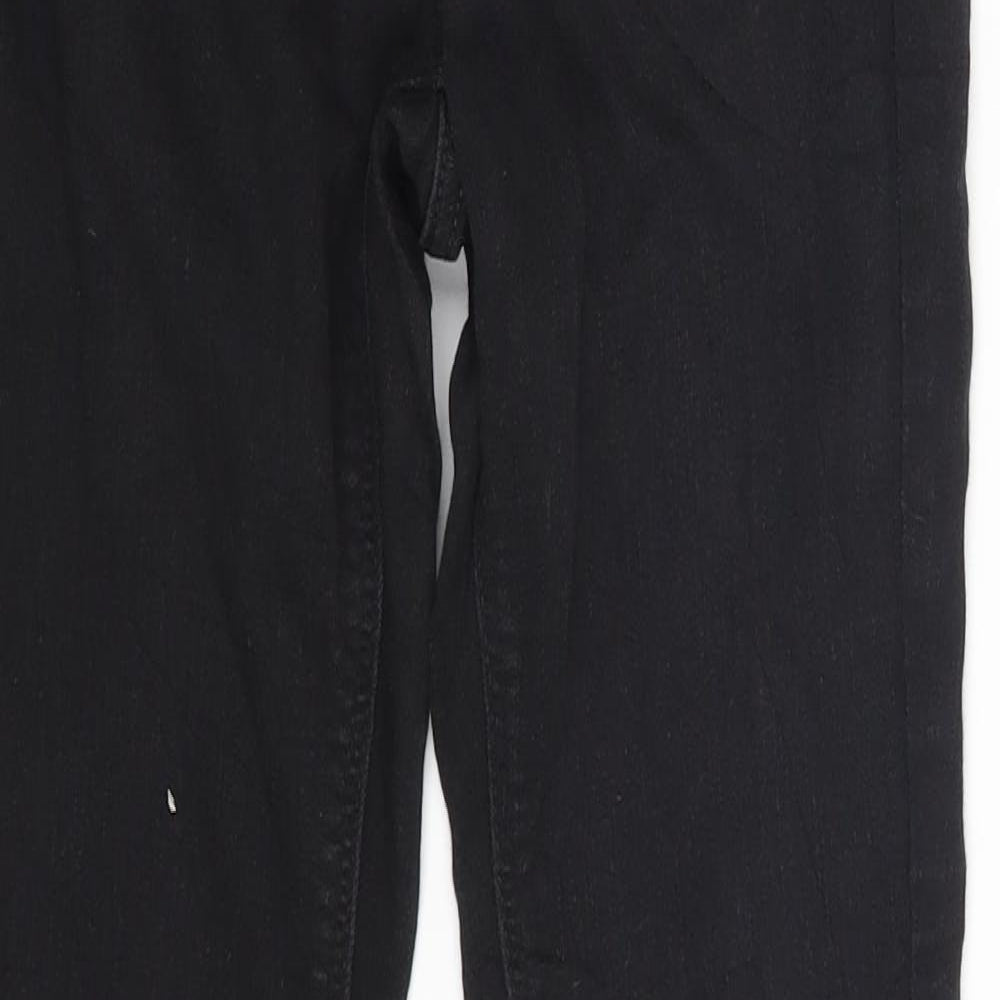 Pieces Girls Black  Denim Skinny Jeans One Size