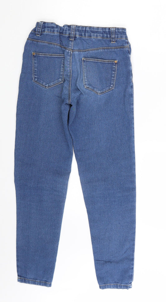 Preworn Girls Blue  Denim Skinny Jeans One Size