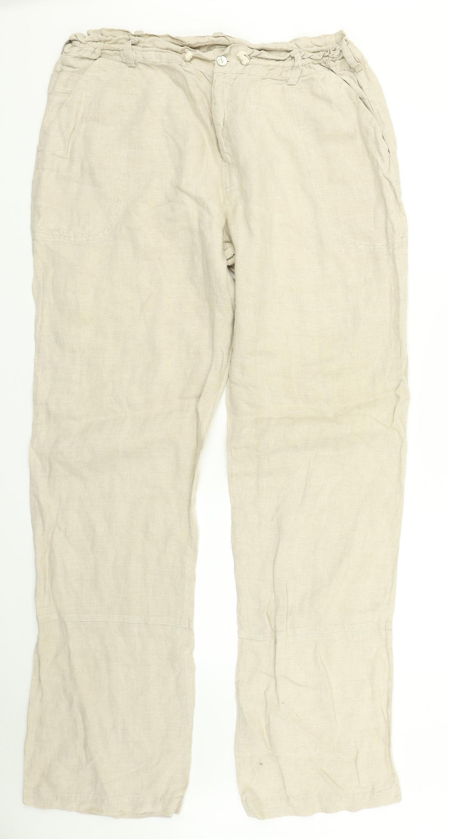 Mastro Store Womens Brown   Trousers  Size XL L33 in