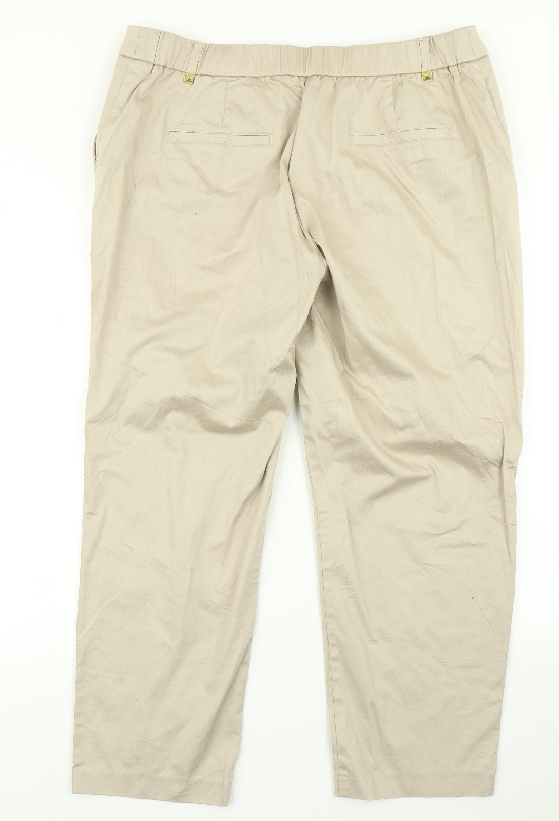 Very Womens Brown   Trousers  Size 18 L25 in