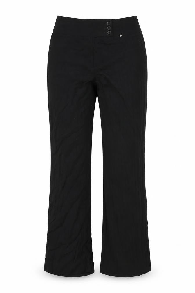 Planet Womens Black Striped  Dress Pants Trousers Size 8 L27 in