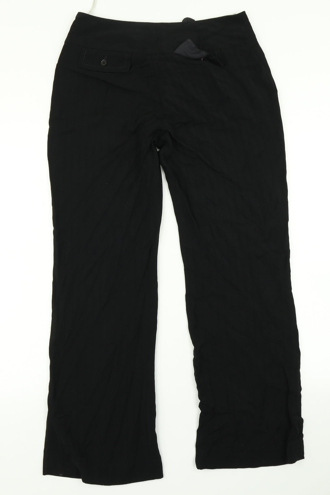 Planet Womens Black Striped  Dress Pants Trousers Size 8 L27 in