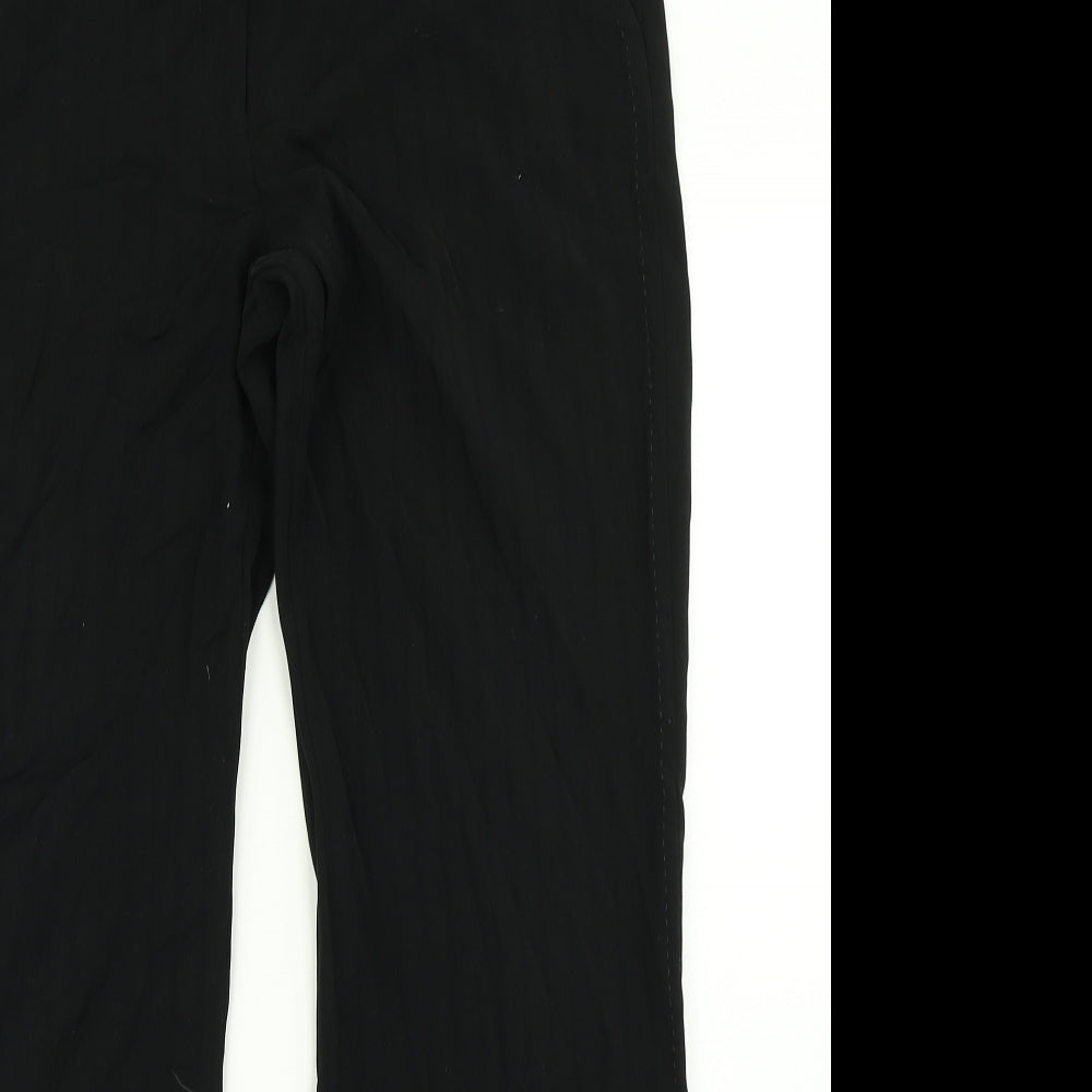 Planet Womens Black Striped  Dress Pants Trousers Size 8 L27 in