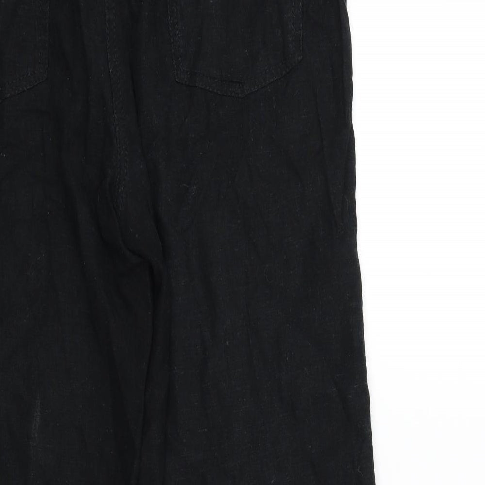 M&S Womens Black   Trousers  Size 12 L26 in