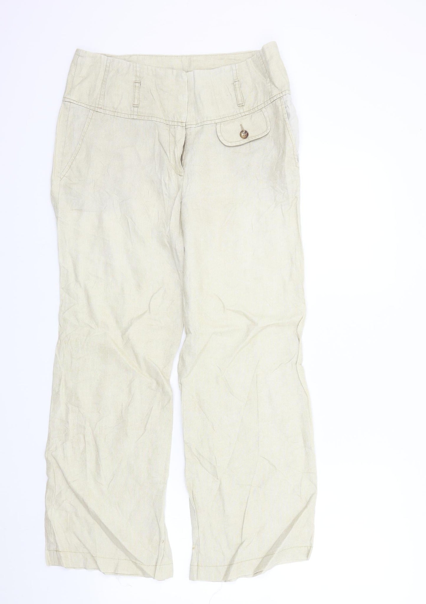 PROMISE Womens Beige   Trousers  Size 36 L26 in